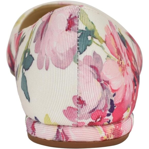 Nine West Women's Pink Tea Party Leather Closed Pointed Toe Ballet Flats Shoes - Picture 3 of 6